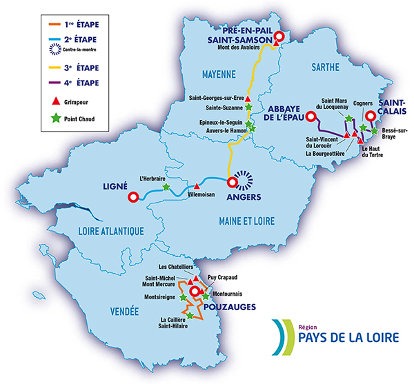 Sarthe Circuit map